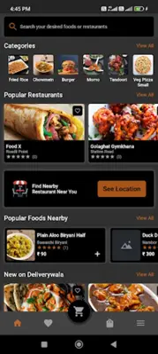 Deliverywala android App screenshot 4